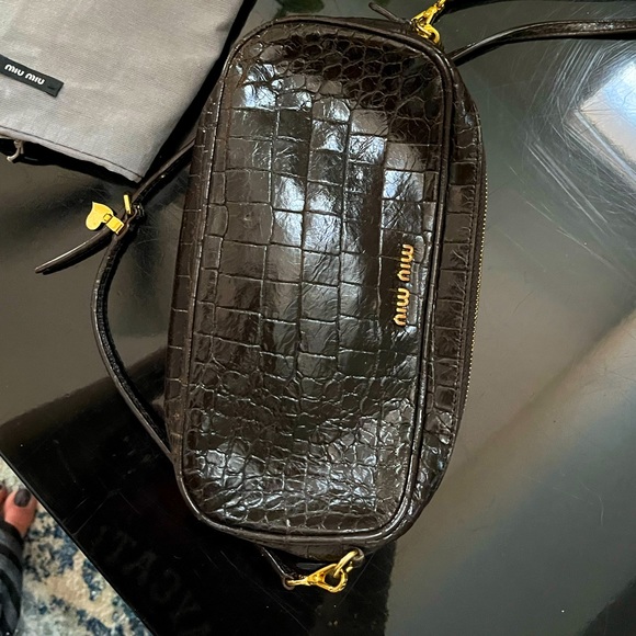 Miu Miu Shoulder Bag Crocodile leather - Picture 4 of 15